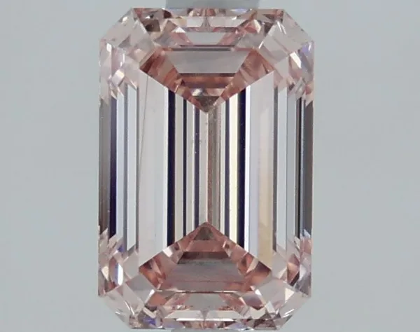 1.53ct EMERALD Fancy Light Pink VS1 Coloured Lab diamond