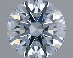 0.51ct ROUND Fancy Blue VS1 Coloured Lab diamond