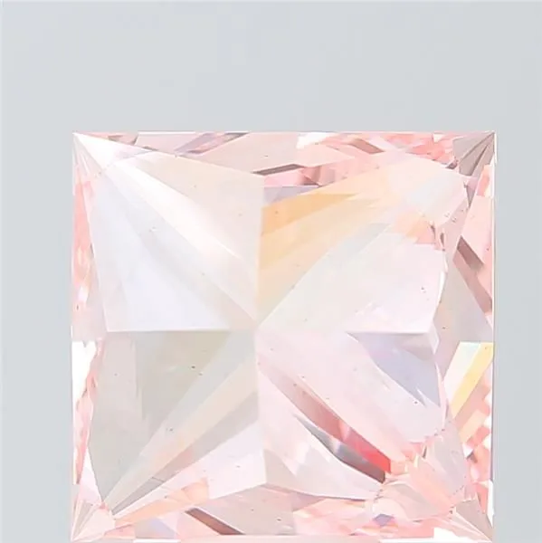 9.01ct PRINCESS Fancy Vivid Pink VS2 Coloured Lab diamond