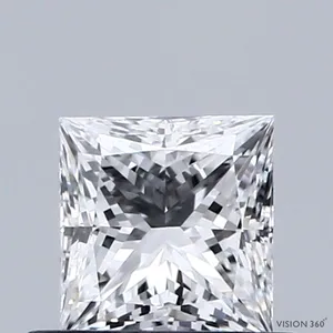 0.51ct PRINCESS E VVS2 Natural diamond