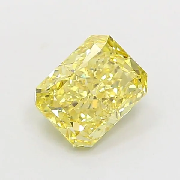 1.22ct RADIANT Fancy Intense Yellow VS1 Coloured Lab diamond