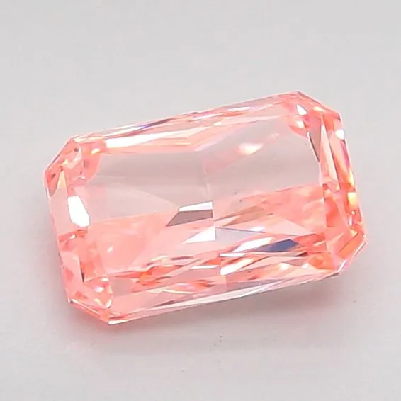 1.00ct RADIANT Fancy Intense Pink VS1 Coloured Lab diamond