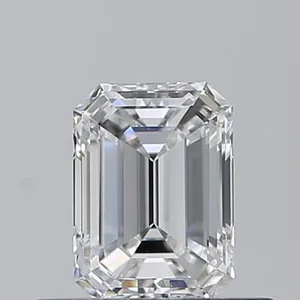 0.5ct EMERALD D VS2 Natural diamond