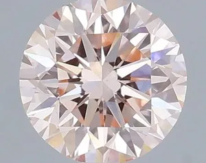 0.36ct ROUND Fancy Intense Pink VVS2 Coloured Lab diamond