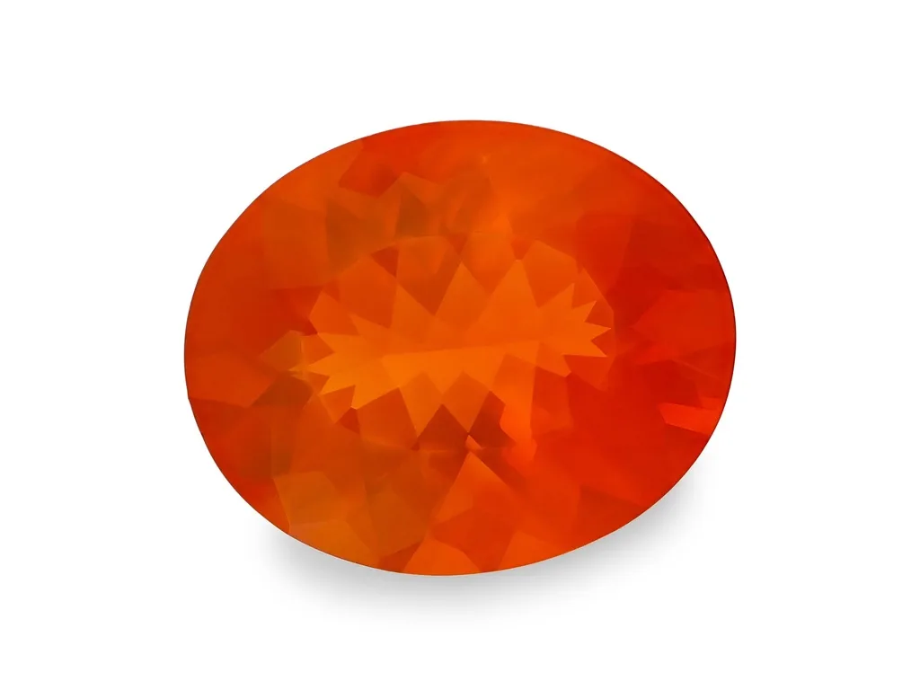 2.01ct Orange Opal, Oval gemstone