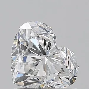 1.03ct HEART F SI1 Natural diamond