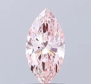 0.99ct MARQUISE Fancy Intense Pink VS1 Coloured Lab diamond