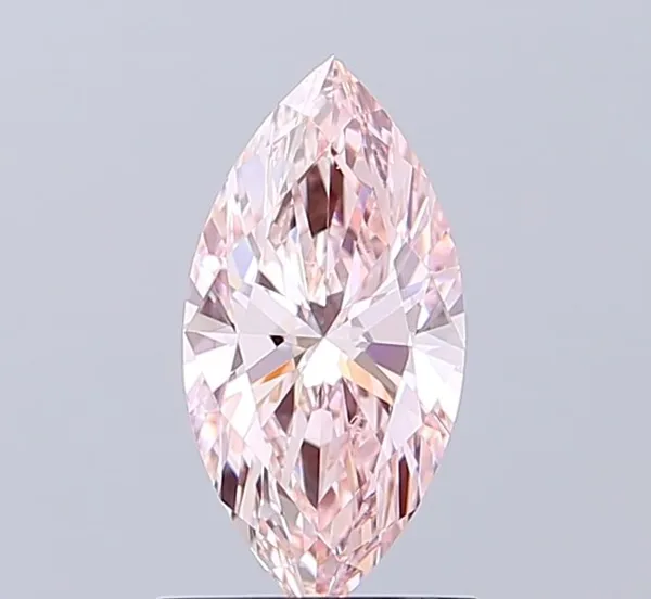 0.99ct MARQUISE Fancy Intense Pink VS1 Coloured Lab diamond