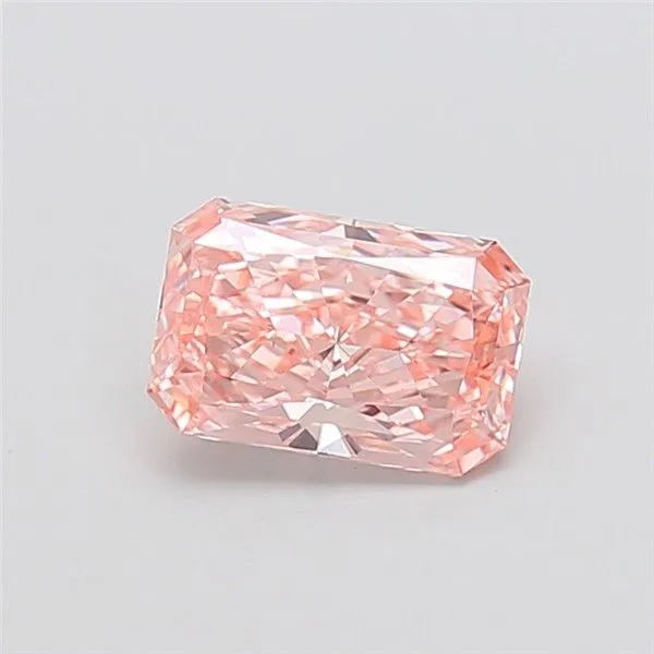 1.49ct RADIANT Fancy Vivid Pink VS2 Coloured Lab diamond