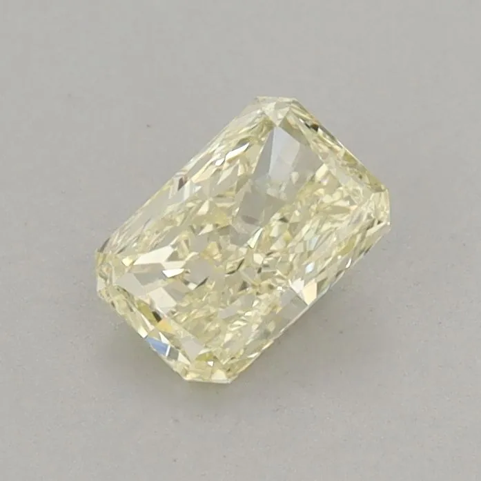 0.48ct RADIANT Fancy Light Yellow VS1 Coloured Lab diamond