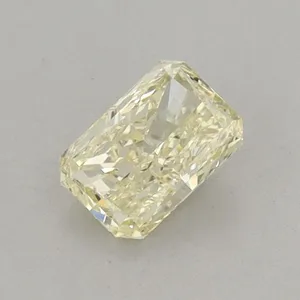 0.48ct RADIANT Fancy Light Yellow VS1 Coloured Lab diamond