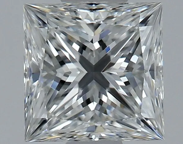 0.63ct PRINCESS F VVS2 Natural diamond