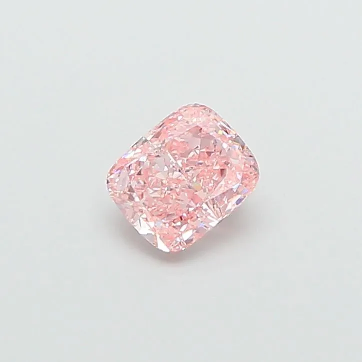 1.04ct CUSHION Fancy Vivid Pink VS1 Coloured Lab diamond