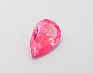 0.46ct PEAR Fancy Vivid Pink VS1 Coloured Lab diamond
