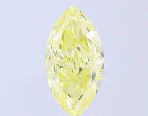 2.81ct MARQUISE Fancy Yellow VS1 Coloured Lab diamond