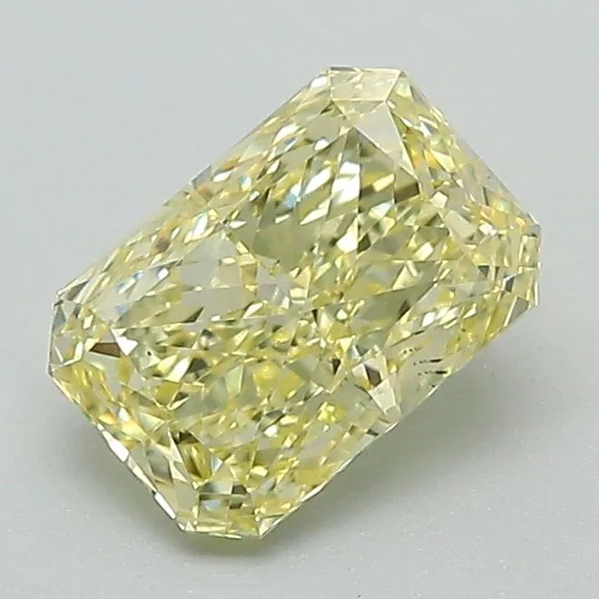 1.13ct RADIANT Fancy Intense Yellow VS1 Coloured Lab diamond