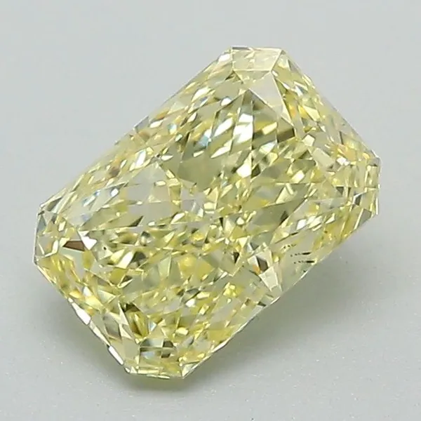 1.13ct RADIANT Fancy Intense Yellow VS1 Coloured Lab diamond