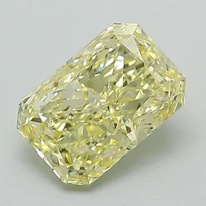 1.13ct RADIANT Fancy Intense Yellow VS1 Coloured Lab diamond