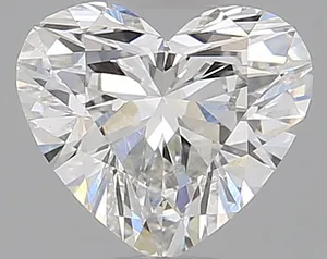 0.38ct HEART G VVS2 Natural diamond