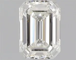 0.38ct EMERALD H VVS2 Natural diamond
