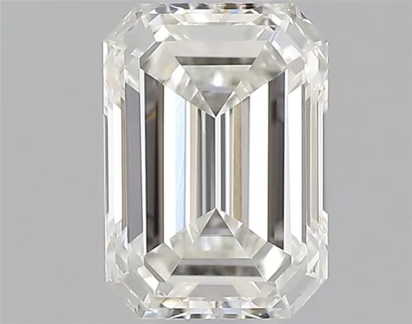 0.38ct EMERALD H VVS2 Natural diamond