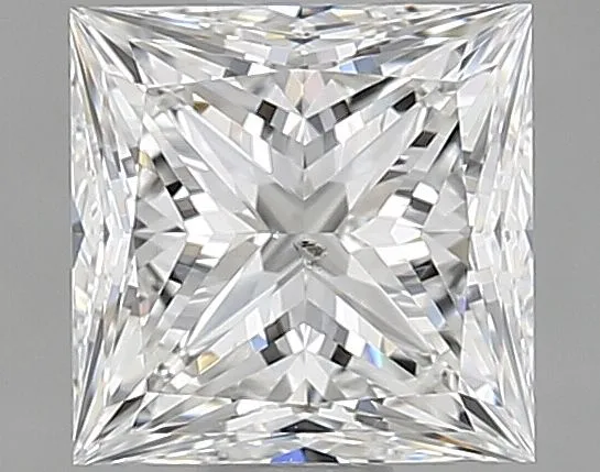 0.90ct PRINCESS F SI1 Natural diamond
