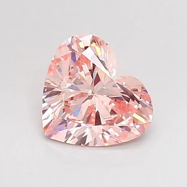 1.16ct HEART Fancy Intense Pink VVS2 Coloured Lab diamond