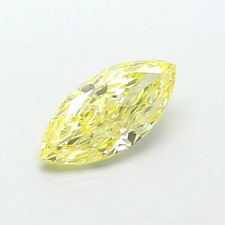 1.00ct MARQUISE Fancy Intense Yellow VS1 Coloured Lab diamond