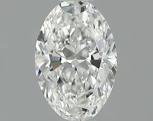 0.59ct OVAL H SI1 Natural diamond