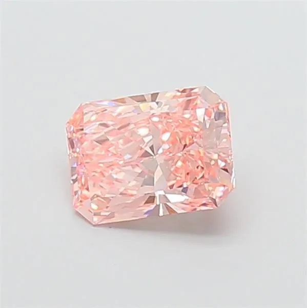 1.18ct RADIANT Fancy Vivid Pink VS1 Coloured Lab diamond