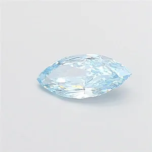 1.01ct MARQUISE Fancy Vivid Blue VS1 Coloured Lab diamond