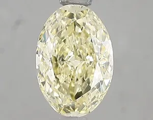 1.05ct OVAL Fancy Yellow VS1 Coloured Lab diamond