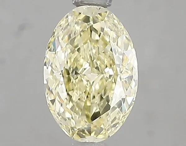 1.05ct OVAL Fancy Yellow VS1 Coloured Lab diamond