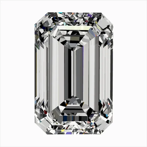 0.35ct EMERALD D VVS1 Natural diamond