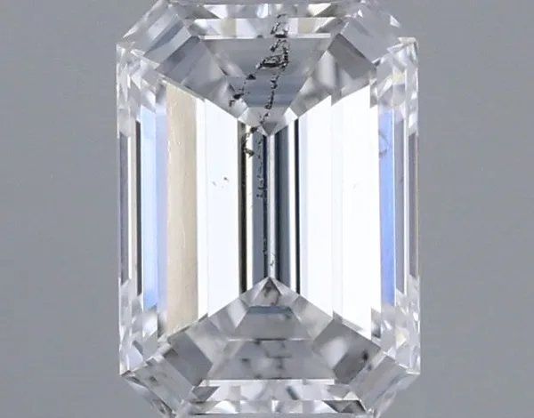 0.36ct EMERALD D SI2 Natural diamond