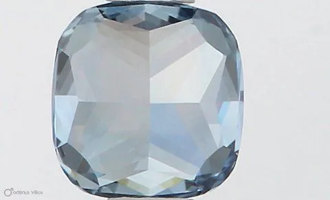 0.5ct CUSHION Fancy Vivid Blue VS1 Coloured Lab diamond