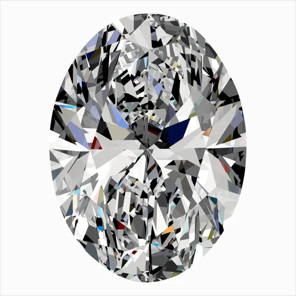 0.4ct OVAL F SI1 Natural diamond