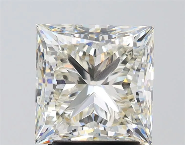 3.40ct PRINCESS Fancy Vivid Pink VVS2 Coloured Lab diamond