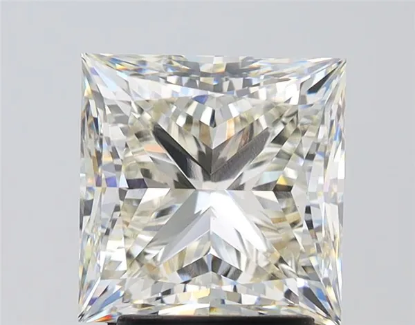 3.4ct PRINCESS Fancy Vivid Pink VVS2 Coloured Lab diamond