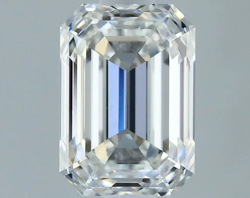 0.71ct EMERALD F VS2 Natural diamond