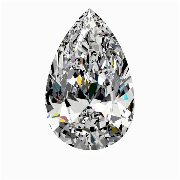 0.4ct PEAR F VVS1 Natural diamond