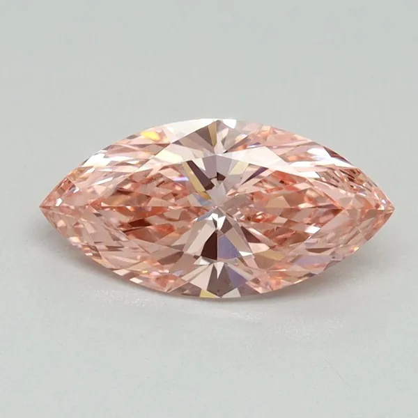 1.04ct MARQUISE Fancy Vivid Pink VVS2 Coloured Lab diamond