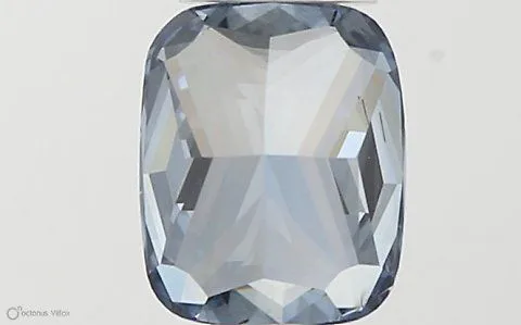 0.54ct CUSHION Fancy Vivid Blue SI1 Coloured Lab diamond