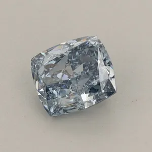 0.61ct CUSHION Fancy Vivid Blue VS1 Coloured Lab diamond