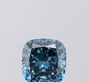 1.01ct CUSHION Fancy Vivid Blue SI1 Coloured Lab diamond