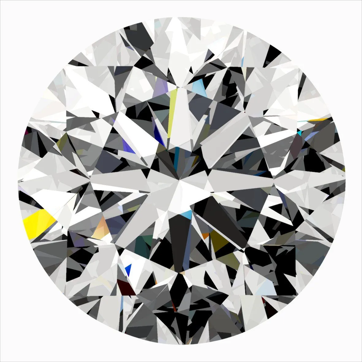 0.30ct ROUND H VVS1 Natural diamond