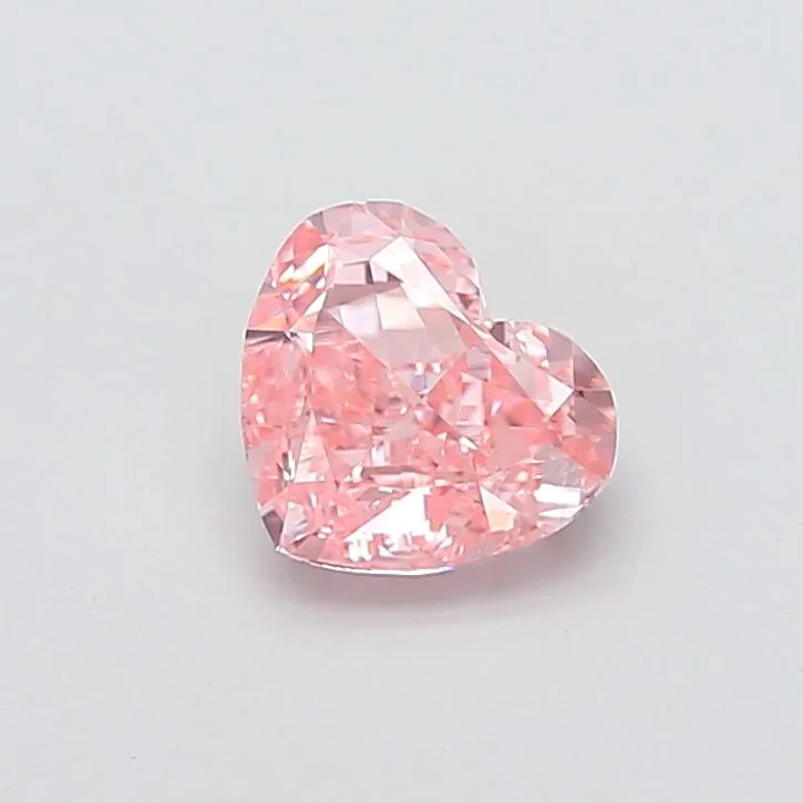 1.75ct HEART Fancy Intense Pink VVS2 Coloured Lab diamond