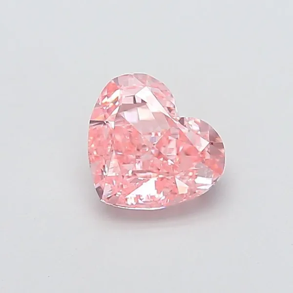 1.75ct HEART Fancy Intense Pink VVS2 Coloured Lab diamond