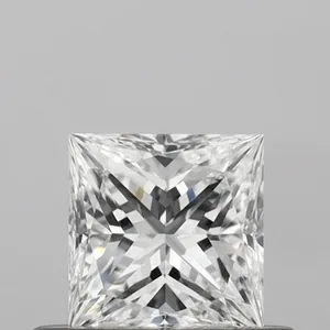0.41ct PRINCESS E VVS2 Natural diamond