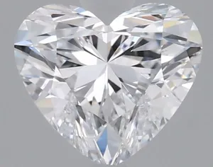 1.08ct HEART D VVS1 Lab diamond